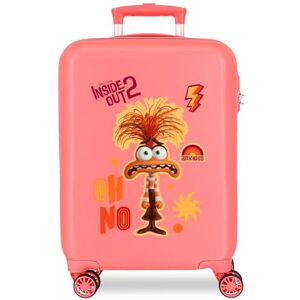 Disney Inside Out 2 Cabin Suitcase Rigid ABS Side Combination Lock 4 Double Wheels Carry-On by Joumma Bags, Anxiety, Standard Size, Suitcase Disney Inside Out 2 Cabin Suitcase Rigid ABS Side Combination Lock 4 Double Wheels Carry-On by Joumma Bags, Anxiety, Standard Size, Suitcase