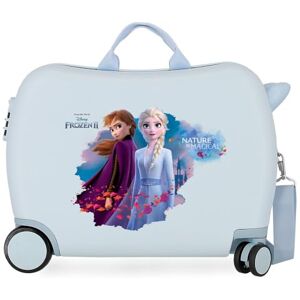 Disney Frozen Nature is magical Blue Kids Rolling Suitcase 50 x 39 x 20 cm Rigid ABS Combination Lock 34 Litre 2.1 kg 4 Wheels Hand Luggage Disney Frozen Nature is magical Blue Kids Rolling Suitcase 50 x 39 x 20 cm Rigid ABS Combination Lock 34 Litre 2.1 kg 4 Wheels Hand Luggage