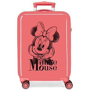 Disney Mickey All Smile Valise Cabine Multicoloured 38 x 55 x 20 cm Rigide ABS Fermeture à Combinaison Latérale 35L 2 kg 4 Doubles Roues Bagage à Main, Pink, One Size, Cabin Suitcase Disney Mickey All Smile Valise Cabine Multicoloured 38 x 55 x 20 cm Rigide ABS Fermeture à Combinaison Latérale 35L 2 kg 4 Doubles Roues Bagage à Main, Pink, One Size, Cabin Suitcase