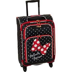 American Tourister Disney Softside Luggage with Spinner Wheels, Minnie Mouse Red Bow, Checked-Medium 21-Inch, Disney Softside Luggage with Spinner Wheels American Tourister Disney Softside Luggage with Spinner Wheels, Minnie Mouse Red Bow, Checked-Medium 21-Inch, Disney Softside Luggage with Spinner Wheels
