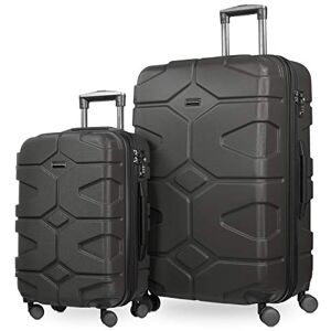Hauptstadtkoffer X-Kölln Set of 2 Hard-side Luggages Trolley Expandable Suitcase 4 Wheel Spinner, TSA Lock, (S/L), Graphite Hauptstadtkoffer X-Kölln Set of 2 Hard-side Luggages Trolley Expandable Suitcase 4 Wheel Spinner, TSA Lock, (S/L), Graphite