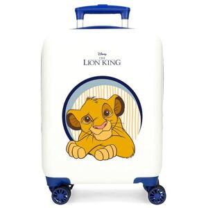 Disney Joumma Hakuna Matata Cabin Suitcase White 33 x 50 x 20 cm Rigid ABS Side Combination Lock 28.4L 2 kg 4 Double Wheels Luggage Hand Luggage, White, Cabin Suitcase Disney Joumma Hakuna Matata Cabin Suitcase White 33 x 50 x 20 cm Rigid ABS Side Combination Lock 28.4L 2 kg 4 Double Wheels Luggage Hand Luggage, White, Cabin Suitcase
