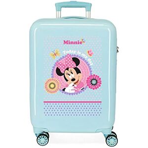 Disney Minnie Today is my day Cabin Suitcase Blue 38x55x20 cms Rigid ABS Side combination lock 34L 2 kgs 4 double wheels Hand Luggage Disney Minnie Today is my day Cabin Suitcase Blue 38x55x20 cms Rigid ABS Side combination lock 34L 2 kgs 4 double wheels Hand Luggage