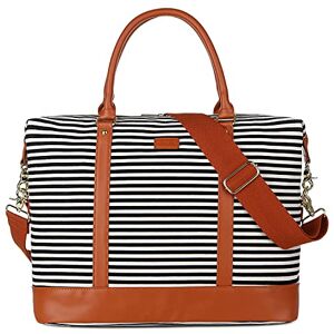Baosha HB-28 Ladies Women Canvas Travel Weekender Bag Overnight Carry-on Duffel Tote Bag (Black) 16 x 12 x 8 inch, Black, 16 x 12 x 8 inch, Modern/Fitted Baosha HB-28 Ladies Women Canvas Travel Weekender Bag Overnight Carry-on Duffel Tote Bag (Black) 16 x 12 x 8 inch, Black, 16 x 12 x 8 inch, Modern/Fitted