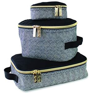Itzy Ritzy Packing Cubes – Set of 3 Packing Cubes or Travel Organizers; Each Cube Features a Mesh Top, Double Zippers and a Fabric Handle; Coffee and Cream Itzy Ritzy Packing Cubes – Set of 3 Packing Cubes or Travel Organizers; Each Cube Features a Mesh Top, Double Zippers and a Fabric Handle; Coffee and Cream