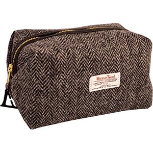 Vagabond Bags Ltd Vagabond Bags Harris Tweed Herringbone Medium Boxy Holdall Bag, Black & White, 23 cm Vagabond Bags Ltd Vagabond Bags Harris Tweed Herringbone Medium Boxy Holdall Bag, Black & White, 23 cm