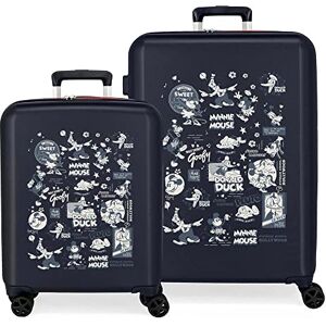 Disney 100 Special Shine Mickey Silver Suitcase, Comic, One Size, Suitcase Set Disney 100 Special Shine Mickey Silver Suitcase, Comic, One Size, Suitcase Set