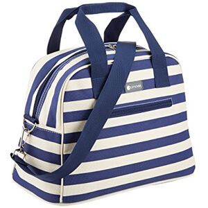 KitchenCraft The Great Outdoors 'Lulworth' Nautical-Striped Holdall-Style Cool Bag, Blue/White, 11.5 L KitchenCraft The Great Outdoors 'Lulworth' Nautical-Striped Holdall-Style Cool Bag, Blue/White, 11.5 L