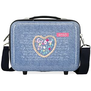 Enso Together Growing Adjustable Toiletry Bag with Shoulder Bag, blue, Toiletry bag made of ABS Enso Together Growing Adjustable Toiletry Bag with Shoulder Bag, blue, Toiletry bag made of ABS