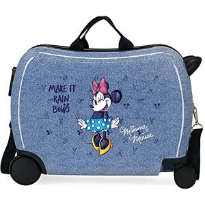 Disney Minnie Make it Rain Bows Children's Suitcase Blue 50 x 38 x 20 cm Rigid ABS Side Combination Lock 34L 1.8 kg 4 Wheels Hand Luggage Disney Minnie Make it Rain Bows Children's Suitcase Blue 50 x 38 x 20 cm Rigid ABS Side Combination Lock 34L 1.8 kg 4 Wheels Hand Luggage