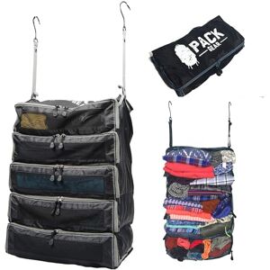 Pack Gear Suitcase Organizer Pack More in your Large or Carry On Luggage Unpack Instantly with these Compression Packing Cubes for Suitcases Hanging Shelf Organizer for Closet (Black) (XL) Pack Gear Suitcase Organizer Pack More in your Large or Carry On Luggage Unpack Instantly with these Compression Packing Cubes for Suitcases Hanging Shelf Organizer for Closet (Black) (XL)