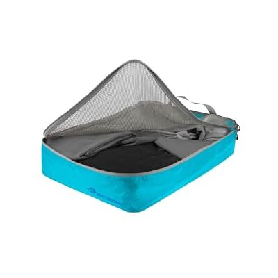 Sea to Summit Garment Mesh Bag S- Water-Resistant Ultra-Lightweight Packing Cube Ultra-Sil Nylon Durable Zips & Grab Tags For Travel Atoll Blue 40 x 30 x 9cm 110g Sea to Summit Garment Mesh Bag S- Water-Resistant Ultra-Lightweight Packing Cube Ultra-Sil Nylon Durable Zips & Grab Tags For Travel Atoll Blue 40 x 30 x 9cm 110g
