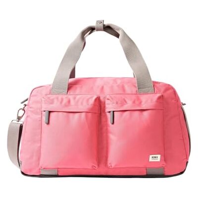 ROKA London Gatwick Medium Recyled Canvas Holdall (Pink Lemonade) Spacious duffel with external laptop compartment, trolley sleeve, internal zip pocket and detachable shoulder strap ROKA London Gatwick Medium Recyled Canvas Holdall (Pink Lemonade) Spacious duffel with external laptop compartment, trolley sleeve, internal zip pocket and detachable shoulder strap