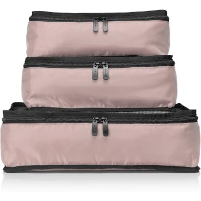 TRIPP Pink Packing Cubes (Set of 3) TRIPP Pink Packing Cubes (Set of 3)