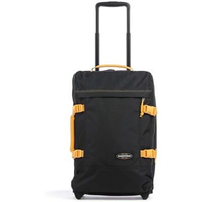 EASTPAK Tranverz S Cabin Luggage 42L (51 x 32.5 x 24 cm), Durable Rolling Suitcase, Lightweight Carry-On with Double Compartments, Telescopic Handle & TSA Lock Kontrast Mango EASTPAK Tranverz S Cabin Luggage 42L (51 x 32.5 x 24 cm), Durable Rolling Suitcase, Lightweight Carry-On with Double Compartments, Telescopic Handle & TSA Lock Kontrast Mango