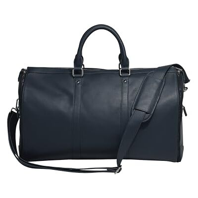 Stackers Navy & Dark Grey Weekend Suit Bag Stackers Navy & Dark Grey Weekend Suit Bag