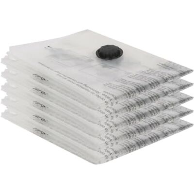 Harbour Housewares Vacuum Storage Bags Medium (50 x 70cm) 5x Heavy Duty Reusable Plastic Clothes Duvet Bedding Travel Moving Packing Suction Space Saver Organiser Zip Lock Luggage Bag Harbour Housewares Vacuum Storage Bags Medium (50 x 70cm) 5x Heavy Duty Reusable Plastic Clothes Duvet Bedding Travel Moving Packing Suction Space Saver Organiser Zip Lock Luggage Bag