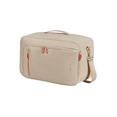 American Tourister Samsonite Puffypop Ladies Under Seat Hand Luggage (40 x 25 x 20 cm, 21 L, 0.70 kg) Versatile 3-Way Cabin Bag, Airplane Backpack with 14" Laptop Compartment Beige American Tourister Samsonite Puffypop Ladies Under Seat Hand Luggage (40 x 25 x 20 cm, 21 L, 0.70 kg) Versatile 3-Way Cabin Bag, Airplane Backpack with 14" Laptop Compartment Beige