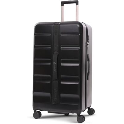 Aerolite Large 101L ABS Hard Shell Trunk Suitcase, 4+1 Wheels, TSA Lock Check-in Hold Luggage Travel Trunk , Large 101L ABS Hard Shell , 4+1 Spinner Wheels , TSA Approved Lock (Black) Aerolite Large 101L ABS Hard Shell Trunk Suitcase, 4+1 Wheels, TSA Lock Check-in Hold Luggage Travel Trunk , Large 101L ABS Hard Shell , 4+1 Spinner Wheels , TSA Approved Lock (Black)