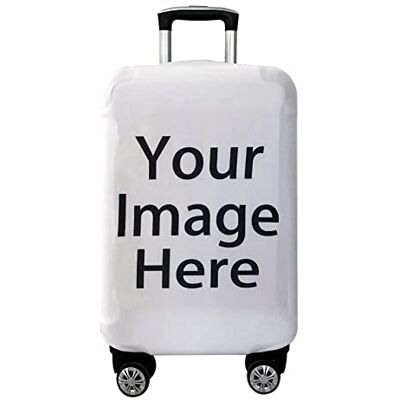 WunM Studio CE Customize Your Image/Name/Logo Luggage Cover Travel Accessories Realistic Black Vintage Camera Jacket Trunk Case Apply To 18-32 Inch Suitcase Elastic Protective Covers,Custom Photo,M WunM Studio CE Customize Your Image/Name/Logo Luggage Cover Travel Accessories Realistic Black Vintage Camera Jacket Trunk Case Apply To 18-32 Inch Suitcase Elastic Protective Covers,Custom Photo,M
