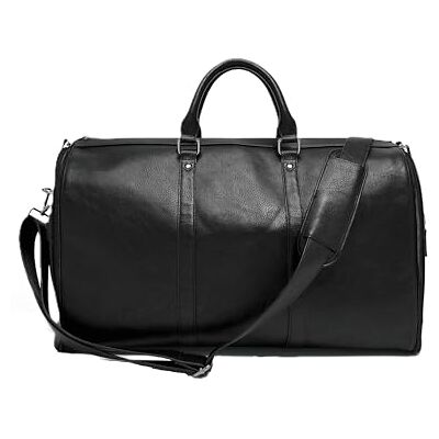 Stackers Black & Dark Grey Weekend Suit Bag Stackers Black & Dark Grey Weekend Suit Bag