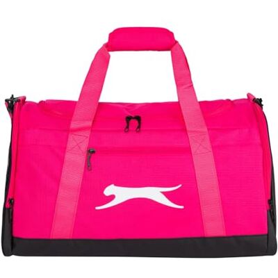Slazenger Small Holdall Bag Travel Storage Luggage Accessories Fuchsia Slazenger Small Holdall Bag Travel Storage Luggage Accessories Fuchsia