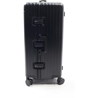 TCTNT 26" Premium Full Aluminium Trunk Style Suitcase, 66 cm x 38 cm x 33 cm, TSA Locks, 360° Spinner Wheels, Black TCTNT 26" Premium Full Aluminium Trunk Style Suitcase, 66 cm x 38 cm x 33 cm, TSA Locks, 360° Spinner Wheels, Black