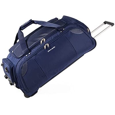 Pierre Cardin Lightweight Medium 26" Navy Holdall with Wheels 78L Duffle Pierre Cardin Lightweight Medium 26" Navy Holdall with Wheels 78L Duffle