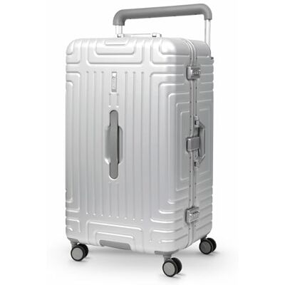 Aerolite Premium Hybrid Aluminium Polycarbonate Trunk, 4+1 Silent Wheels Large Check-in Checked Hold Lugagge Trunk Suitcase , Aluminium & Polycarbonate Shell , Waterproof Pocket , TSA Lock (Silver) Aerolite Premium Hybrid Aluminium Polycarbonate Trunk, 4+1 Silent Wheels Large Check-in Checked Hold Lugagge Trunk Suitcase , Aluminium & Polycarbonate Shell , Waterproof Pocket , TSA Lock (Silver)