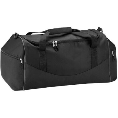 Quadra Teamwear Holdall Duffle Bag (55 Litres) (One Size) (Black/Graphite) Quadra Teamwear Holdall Duffle Bag (55 Litres) (One Size) (Black/Graphite)