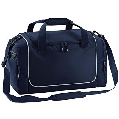 Quadra New Teamwear Sports Locker Holdall Bag French Navy/Light Grey One Size Quadra New Teamwear Sports Locker Holdall Bag French Navy/Light Grey One Size