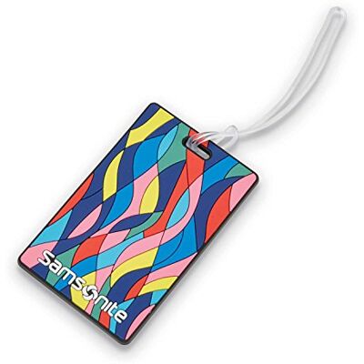 Samsonite Designer Luggage ID Tag, Vectorfunk, One Size Samsonite Designer Luggage ID Tag, Vectorfunk, One Size