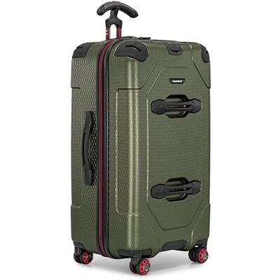 Traveler's Choice Maxporter II Polycarbonate Spinner Trunk, Dark Green, 28-Inch Medium Trunk, Maxporter II Polycarbonate Hardside Trunk with Spinner Wheels Traveler's Choice Maxporter II Polycarbonate Spinner Trunk, Dark Green, 28-Inch Medium Trunk, Maxporter II Polycarbonate Hardside Trunk with Spinner Wheels