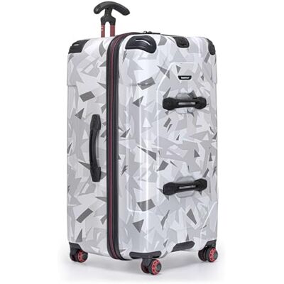 Traveler's Choice Maxporter II 30" Polycarbonate Hardside Trunk Luggage with Spinner Wheels, TSA Lock, White Camo Traveler's Choice Maxporter II 30" Polycarbonate Hardside Trunk Luggage with Spinner Wheels, TSA Lock, White Camo
