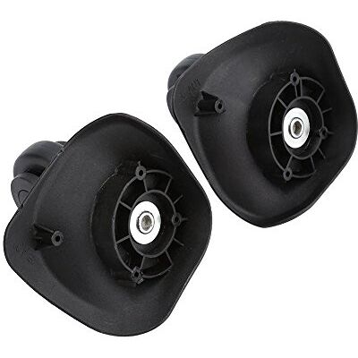 Qiilu 2 Pcs Trunk Wheels Luggage Swivel Suitcase Replacement PVC Luggage Suitcase Wheels Luggage Replacement Accessory for Trolley Suitcase, Black, Photo Size, Black, taille de la photo Qiilu 2 Pcs Trunk Wheels Luggage Swivel Suitcase Replacement PVC Luggage Suitcase Wheels Luggage Replacement Accessory for Trolley Suitcase, Black, Photo Size, Black, taille de la photo