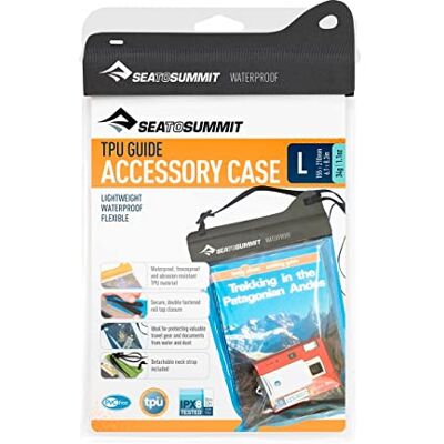Sea to Summit Unisex's TPU Guide Accessory Waterproof Case-Black/Clear, Large Sea to Summit Unisex's TPU Guide Accessory Waterproof Case-Black/Clear, Large