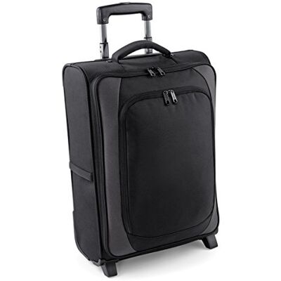 Quadra Tungsten Business Wheelie Travel Bag/Suitcase (29 Litres) (One Size) (Black/ Dark Graphite) Quadra Tungsten Business Wheelie Travel Bag/Suitcase (29 Litres) (One Size) (Black/ Dark Graphite)