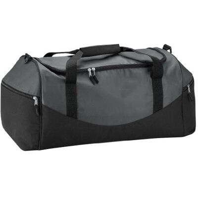 Quadra Teamwear Holdall Duffle Bag (55 Litres) (One Size) (Graphite/Grey/Black) Quadra Teamwear Holdall Duffle Bag (55 Litres) (One Size) (Graphite/Grey/Black)