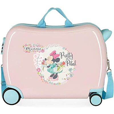 Disney Minnie Florals Children's Suitcase Pink 50 x 38 x 20 cm Rigid ABS Side Combination Lock 34L 1.8 kg 4 Wheels Hand Luggage Disney Minnie Florals Children's Suitcase Pink 50 x 38 x 20 cm Rigid ABS Side Combination Lock 34L 1.8 kg 4 Wheels Hand Luggage