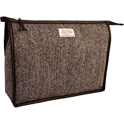 Vagabond Bags Ltd Harris Tweed Herringbone Giant Holdall Bag Vagabond Bags Ltd Harris Tweed Herringbone Giant Holdall Bag