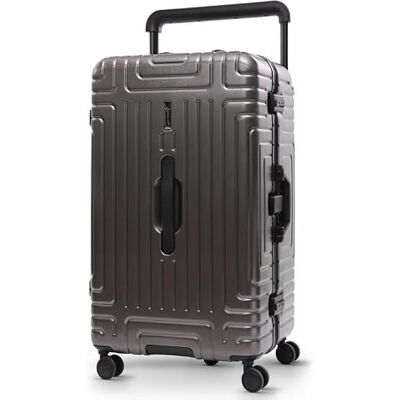 Aerolite Premium Hybrid Aluminium Polycarbonate Trunk, 4+1 Silent Wheels Large Check-in Checked Hold Luggage Trunk Suitcase , Aluminium & Polycarbonate Shell , Waterproof Pocket , TSA Lock Charcoal Aerolite Premium Hybrid Aluminium Polycarbonate Trunk, 4+1 Silent Wheels Large Check-in Checked Hold Luggage Trunk Suitcase , Aluminium & Polycarbonate Shell , Waterproof Pocket , TSA Lock Charcoal