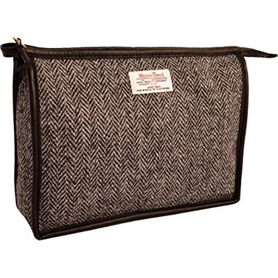 Vagabond Bags Ltd Harris Tweed Herringbone Large Holdall Bag Vagabond Bags Ltd Harris Tweed Herringbone Large Holdall Bag