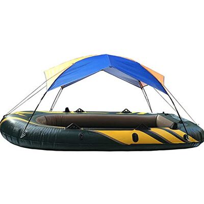 Niktule 3-4-Person Inflatables Boat Sun Shelter, Fishing Sunshade Awning Top Cover, Fishing Tent Sun Shade Rain Canopy Seahawk Inflatable Kayak Canoe Boat Top Kayak Kit, 295 * 137 * 43CM Niktule 3-4-Person Inflatables Boat Sun Shelter, Fishing Sunshade Awning Top Cover, Fishing Tent Sun Shade Rain Canopy Seahawk Inflatable Kayak Canoe Boat Top Kayak Kit, 295 * 137 * 43CM