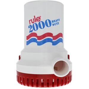 Rule 10 Marine Bilge Pump, 2000 Gallon Per Hour, Non-Automatic, 12 Volt DC Rule 10 Marine Bilge Pump, 2000 Gallon Per Hour, Non-Automatic, 12 Volt DC