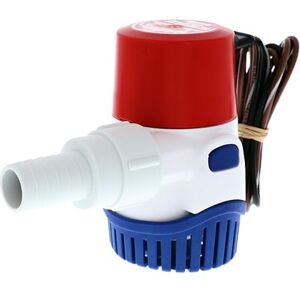 Rule 12V Automatic Bilge Pump Fully Submersible 500GPH Output Easy Clean Strainer Low Power Use Check Valve & Thermal Cut-Off Ideal for Boats -107mm x 64mm x 74mm Rule 12V Automatic Bilge Pump Fully Submersible 500GPH Output Easy Clean Strainer Low Power Use Check Valve & Thermal Cut-Off Ideal for Boats -107mm x 64mm x 74mm