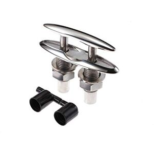 attwood 66517-1 Retractable Low-Profile Stainless Steel Marine Boat 6-Inch Neat Cleat attwood 66517-1 Retractable Low-Profile Stainless Steel Marine Boat 6-Inch Neat Cleat