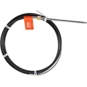 VEVOR Boat Steering Cable, 17 Feet Outboard Marine Rotary Steering Cable, 1/2 Ton High Tensile Strength, Steel Steering Wheel Cable Compatible with Most Single-Station Outboard Steering Systems VEVOR Boat Steering Cable, 17 Feet Outboard Marine Rotary Steering Cable, 1/2 Ton High Tensile Strength, Steel Steering Wheel Cable Compatible with Most Single-Station Outboard Steering Systems