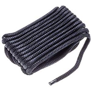 attwood 117681-7 Premium Double Braided Nylon Dock Line, 3/8-Inch Thick, 25 Feet Long, Pre-Spliced One End, Black attwood 117681-7 Premium Double Braided Nylon Dock Line, 3/8-Inch Thick, 25 Feet Long, Pre-Spliced One End, Black