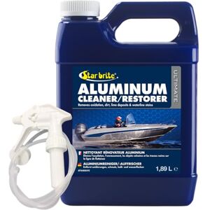 STAR BRITE Ultimate Aluminum Cleaner & Restorer Aluminum Boat Cleaner Perfect for Pontoon Boats, Jon Boats & Canoes, 1,89L STAR BRITE Ultimate Aluminum Cleaner & Restorer Aluminum Boat Cleaner Perfect for Pontoon Boats, Jon Boats & Canoes, 1,89L