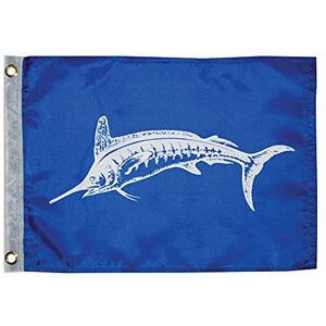 Taylormade Taylor Made Products 3018, Fish Flag, Nylon, 12 inch x 18 inch, Marlin, White Taylormade Taylor Made Products 3018, Fish Flag, Nylon, 12 inch x 18 inch, Marlin, White